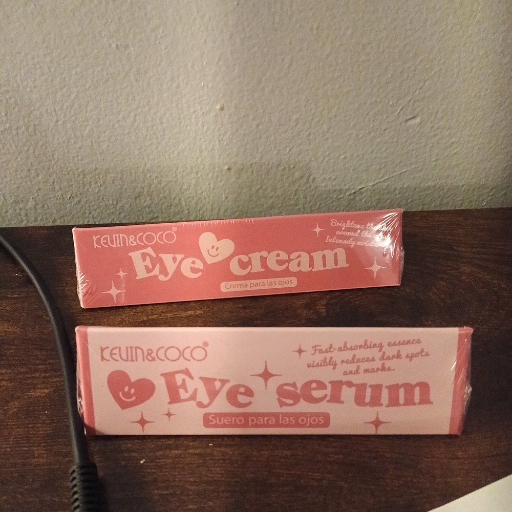 Pink Eye Cream and Serum Set